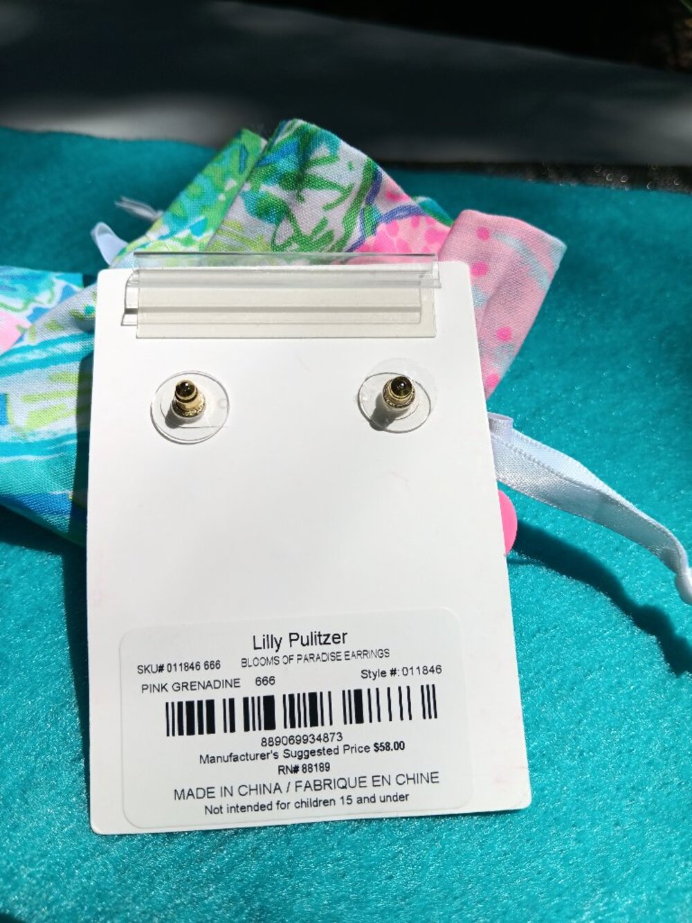 Lilly Pulitzer earrings - Picture 4 of 12